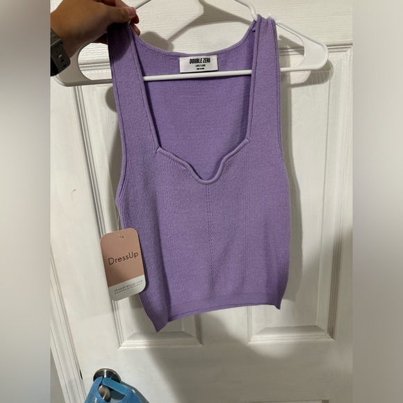 Purple Crop tank - Picture 1 of 1